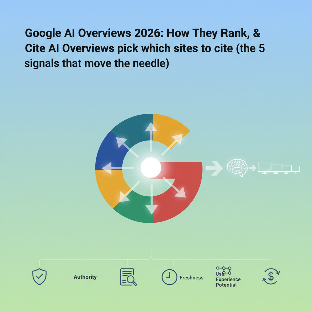 How AI Overviews pick which sites to cite (the 5 signals that move the needle)