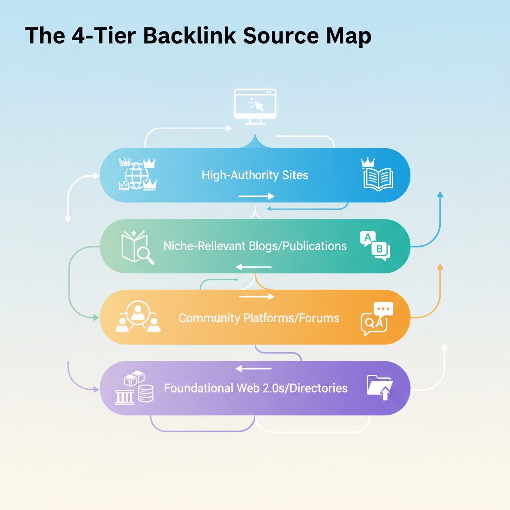 The 4-Tier Backlink Source Map