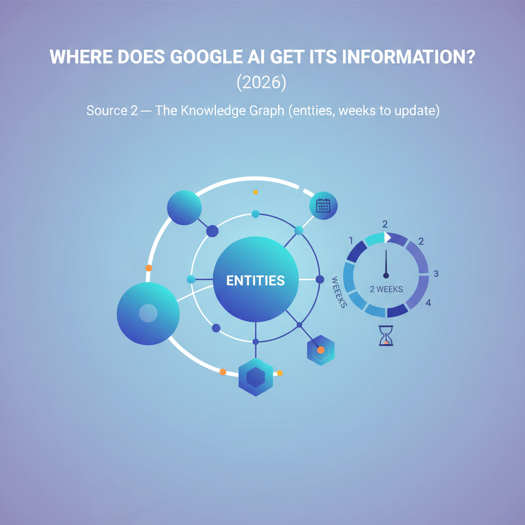 Source 2 — The Knowledge Graph (entities, weeks to update)