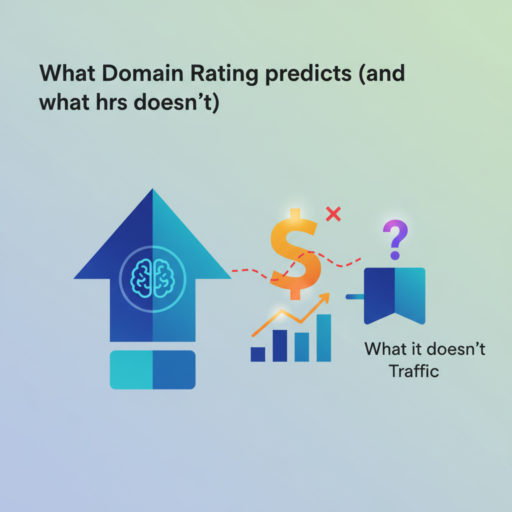 What Domain Rating predicts (and what it doesn't)